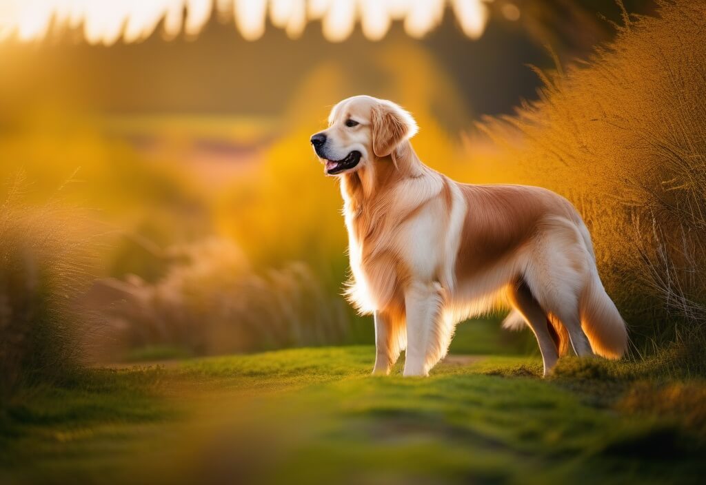 How to make golden retriever best sale hair shiny